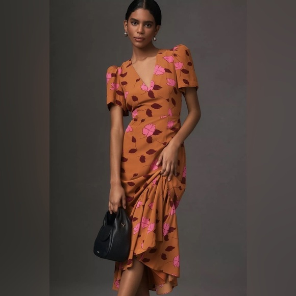 NWT RHODE Anton Midi Dress - Picture 1 of 3
